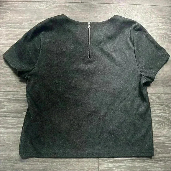 Liz Claiborne Sparkly Sweater Gray with Attached Gems Size XL - Picture 2 of 6